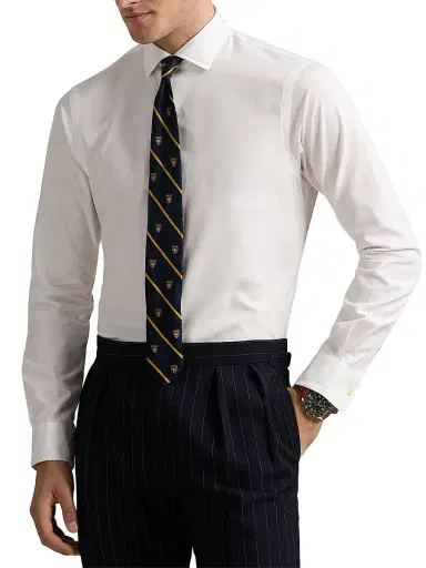 Polo Ralph Lauren Men's Classic Fit Poplin Button-Front Shirt - White - Size XXL | Thumbnail 3