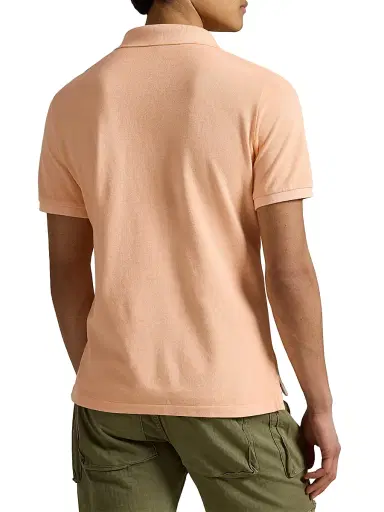 Polo Ralph Lauren Men's Classic-Fit Mineral-Dyed Mesh Polo Shirt - Amber - Size XXL | Thumbnail 4