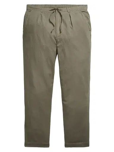 Polo Ralph Lauren Men's Relaxed-Fit Linen-Cotton Pants - New Olive - Size XS | Thumbnail 1 Polo Ralph Lauren Men's Relaxed-Fit Linen-Cotton Pants - New Olive - Size XS | Thumbnail 1