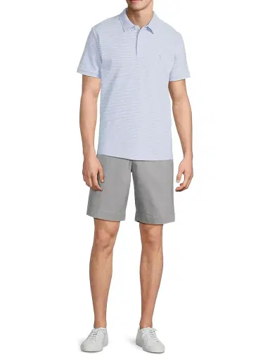 Polo Ralph Lauren Men's Classic-Fit Striped Soft Cotton Polo Shirt - Office Blue White - Size XXL | Thumbnail 2
