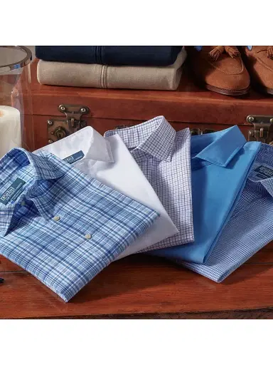 Polo Ralph Lauren Men's Classic Fit Poplin Button-Front Shirt - Harbor Island Blue - Size XXL | Thumbnail 8