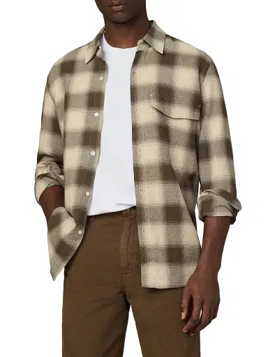 Joe's Jeans Men's The Reynolds Plaid Shirt - Bungee Plaid | Thumbnail 3