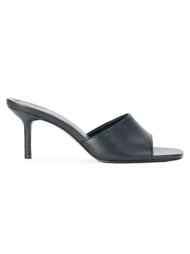 Staud Women's Bea 65MM Leather Mules - Black - Size 11 | Thumbnail 1 Staud Women's Bea 65MM Leather Mules - Black - Size 11 | Thumbnail 1