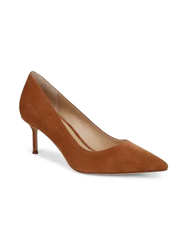 Veronica Beard Women's Rita 65MM Suede Pumps - Hazelwood - Size 11 | Thumbnail 2