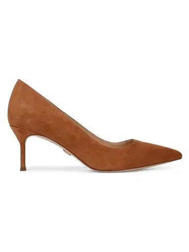 Veronica Beard Women's Rita 65MM Suede Pumps - Hazelwood - Size 11 | Thumbnail 1