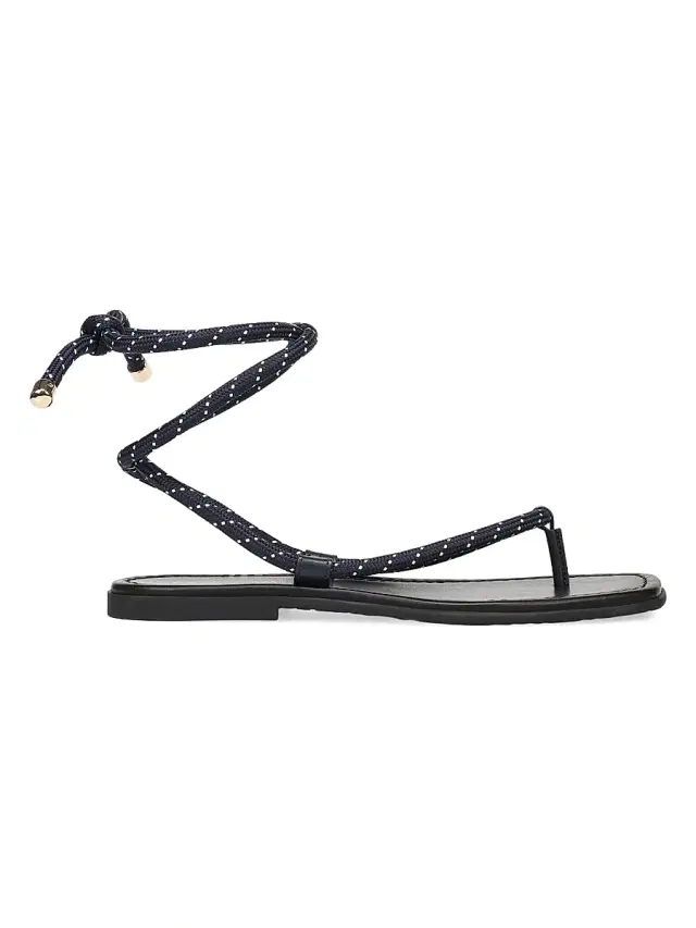 Veronica Beard Women's Carmina Corded Leather Flat Sandals - Eclipse Coconut
