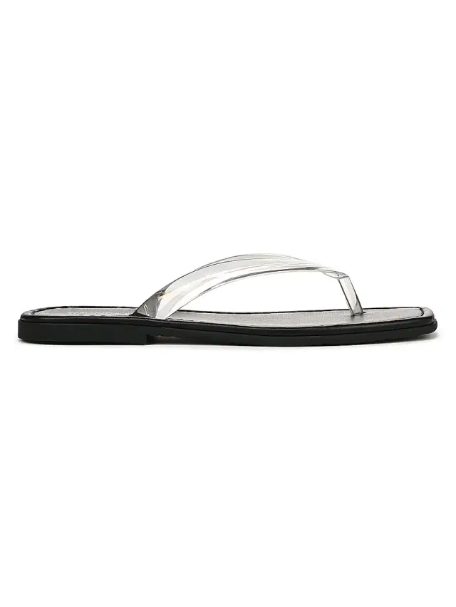 Veronica Beard Women's Clea Jelly Flip-Flops - Clear