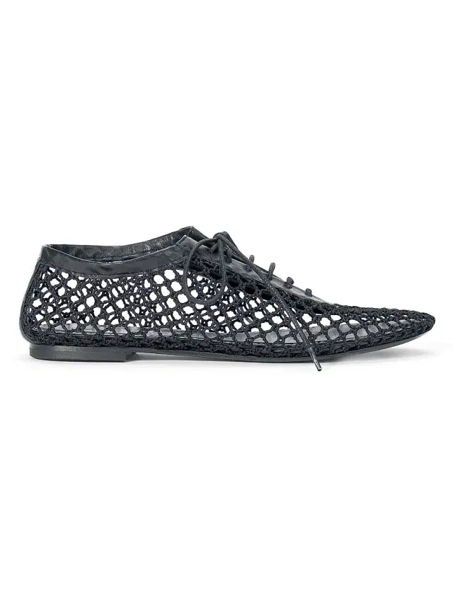 Staud Women's Kit Open-Knit Cotton Low-Top Sneakers - Black