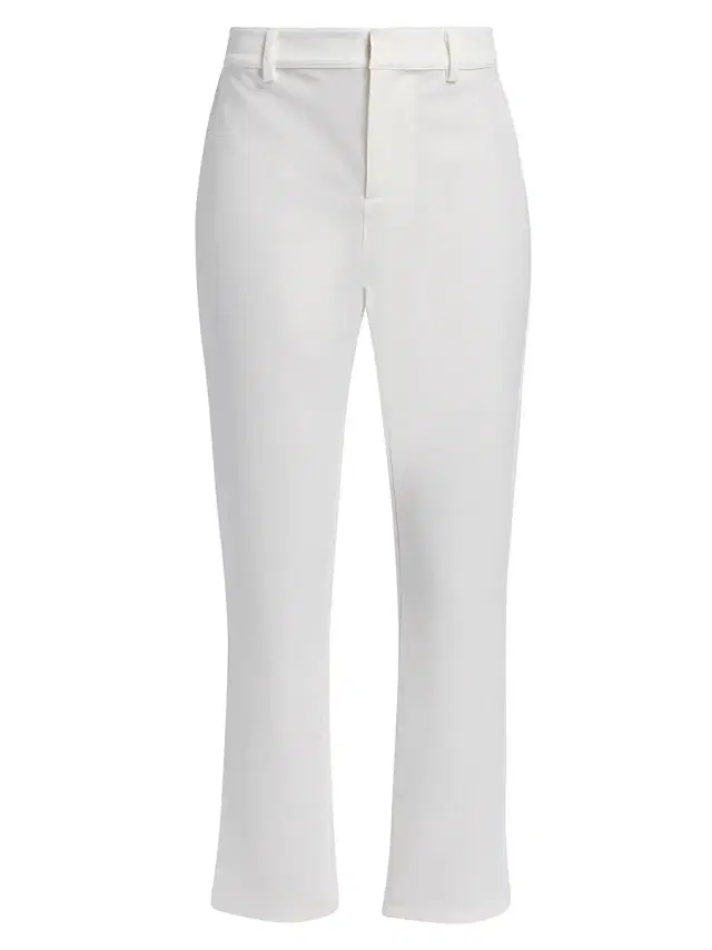 L'AGENCE Women's Ketra Baby Bootcut Crop Trousers - White