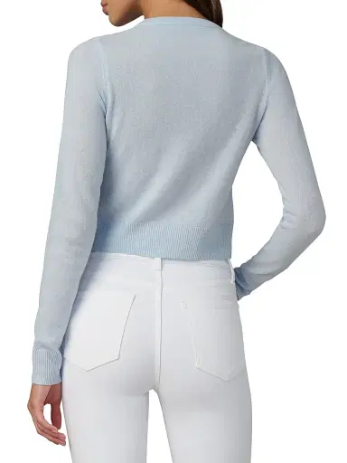 Joe's Jeans Women's by Dani Michelle Dani Cashmere Cardigan - Powder Blue | Thumbnail 5