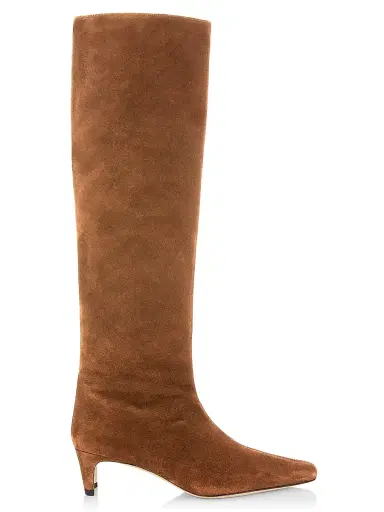 Staud Women's Wally Suede Knee-High Boots | Thumbnail 1 Staud Women's Wally Suede Knee-High Boots | Thumbnail 1