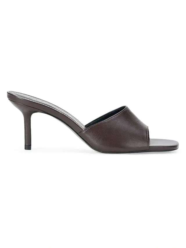 Staud Women's Bea 65MM Leather Mules - Espresso