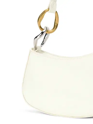 Staud Women's Ollie Leather Shoulder Bag - Paper | Thumbnail 3 Staud Women's Ollie Leather Shoulder Bag - Paper | Thumbnail 3
