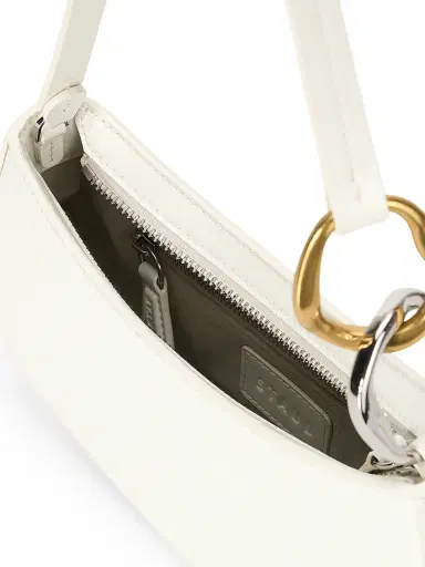 Staud Women's Ollie Leather Shoulder Bag - Paper | Thumbnail 4 Staud Women's Ollie Leather Shoulder Bag - Paper | Thumbnail 4