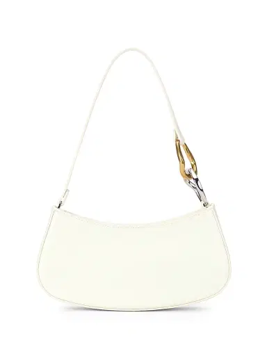Staud Women's Ollie Leather Shoulder Bag - Paper | Thumbnail 1 Staud Women's Ollie Leather Shoulder Bag - Paper | Thumbnail 1