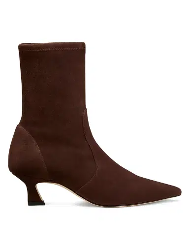 Stuart Weitzman Women's Vinnie 50MM Suede Ankle Boots - Walnut - Size 9.5 | Thumbnail 1 Stuart Weitzman Women's Vinnie 50MM Suede Ankle Boots - Walnut - Size 9.5 | Thumbnail 1