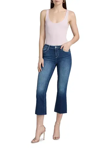 L'Agence Women's Nica Scoopneck Rib-Knit Bodysuit - Icy Lilac - Size XL | Thumbnail 2