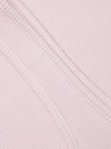 L'Agence Women's Nica Scoopneck Rib-Knit Bodysuit - Icy Lilac - Size XL | Thumbnail 8