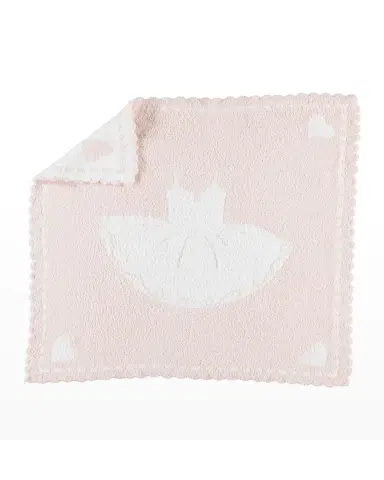Barefoot Dreams Kid 's CozyChic Scalloped Receiving Blanket | Thumbnail 2