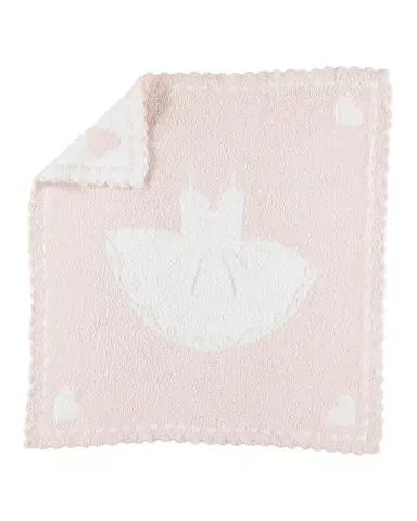 Barefoot Dreams Kid 's CozyChic Scalloped Receiving Blanket | Thumbnail 1