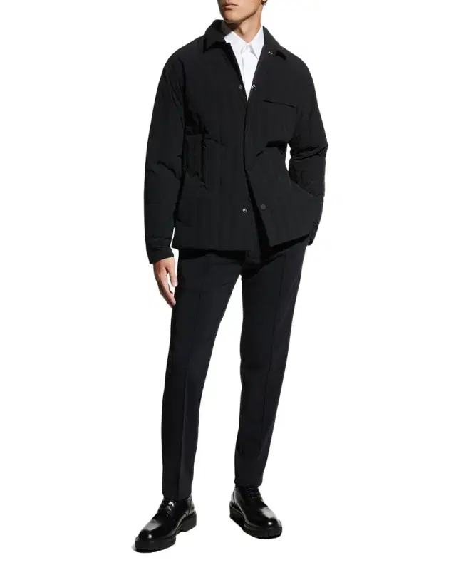 Theory Men 's Curtis Precision Ponte Drawstring Pants
