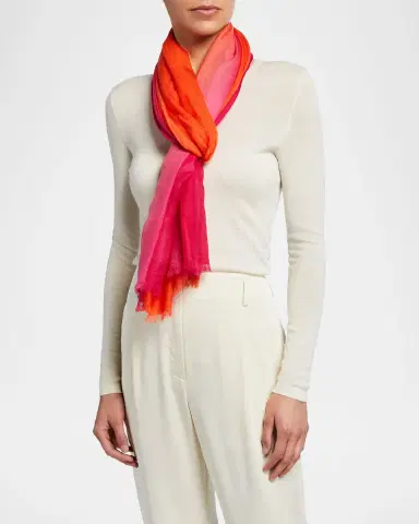 Sofia Cashmere Cashmere Ombre Scarf | Thumbnail 2