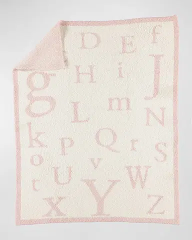 Barefoot Dreams Kid 's ABC CozyChic Knit Blanket | Thumbnail 2