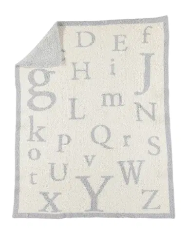 Barefoot Dreams Kid 's ABC CozyChic Knit Blanket | Thumbnail 1