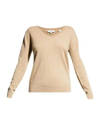 Vince Weekend V-Neck Cashmere Pullover Sweater | Thumbnail 1