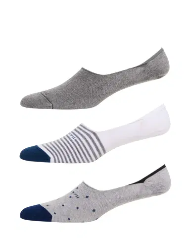 Marcoliani Men 's 3-Pack Invisible Socks | Thumbnail 2