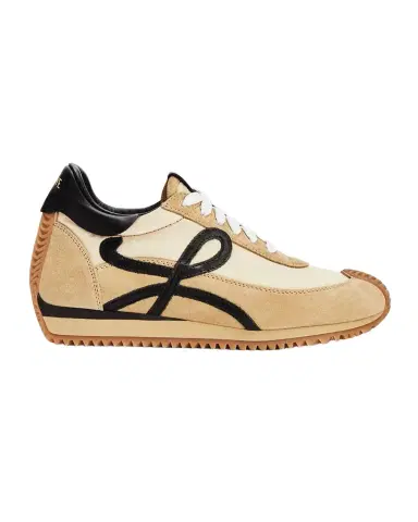 Loewe Men's Flow Runner 2.0 Nylon and Suede Sneakers | Thumbnail 1 Loewe Men's Flow Runner 2.0 Nylon and Suede Sneakers | Thumbnail 1