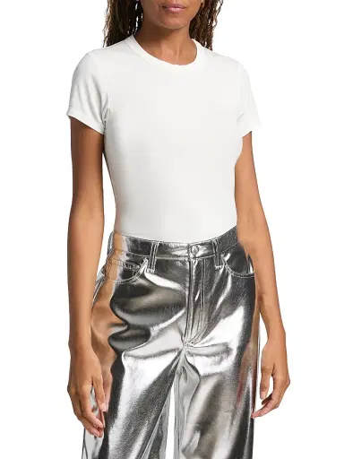 rag & bone Women's Luca Solid Jersey T-Shirt - White - Size XL | Thumbnail 3 rag & bone Women's Luca Solid Jersey T-Shirt - White - Size XL | Thumbnail 3