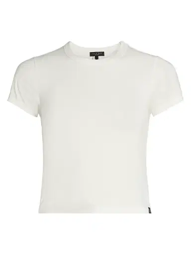 rag & bone Women's Luca Solid Jersey T-Shirt - White - Size XL | Thumbnail 1 rag & bone Women's Luca Solid Jersey T-Shirt - White - Size XL | Thumbnail 1