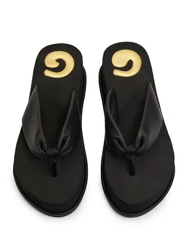 Cult Gaia Women's Leather Platform Sandals | Thumbnail 4 Cult Gaia Women's Leather Platform Sandals | Thumbnail 4