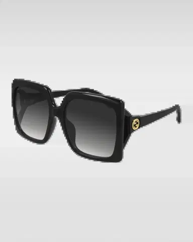 Gucci Oversized Square Injection Plastic Sunglasses | Thumbnail 2 Gucci Oversized Square Injection Plastic Sunglasses | Thumbnail 2