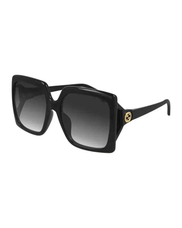 Gucci Oversized Square Injection Plastic Sunglasses