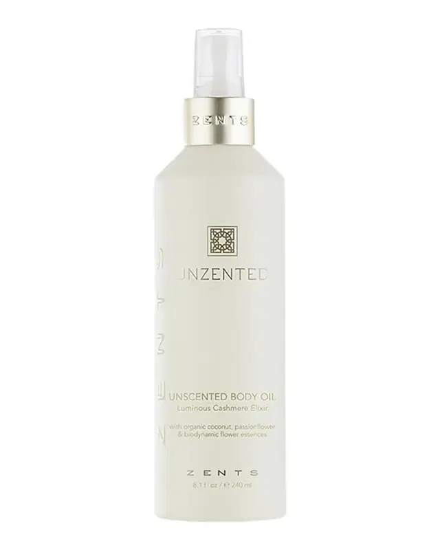 Zents 8.1 oz. Unzented Body Oil Luminous Cashmere Elixir