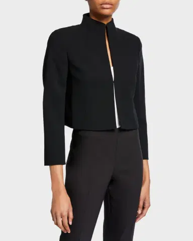 Akris Pandora Short Wool Jacket | Thumbnail 2