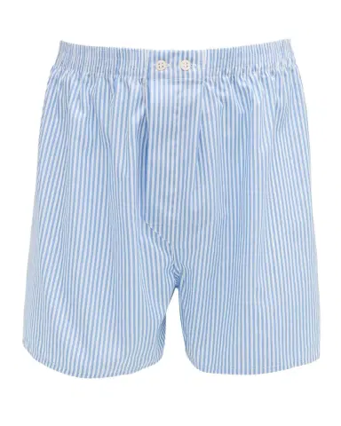 Derek Rose Men's James Classic Fit Cotton Stripe Boxer Shorts | Thumbnail 1