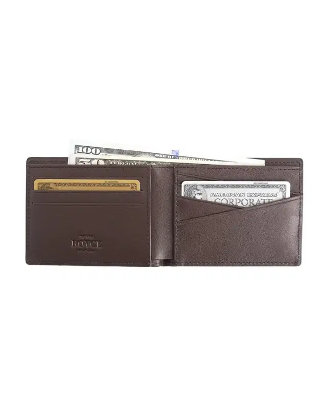 RFID Blocking Bifold Wallet, Personalized RFID Blocking Bifold Wallet, Personalized