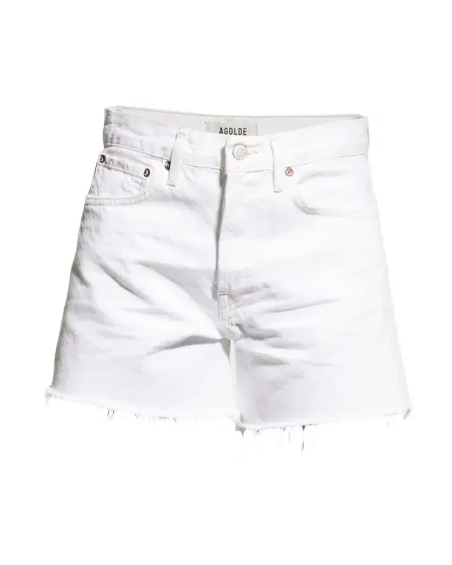 AGOLDE Parker Long Frayed Shorts