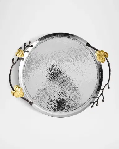 Michael Aram Gold Orchid Round Tray | Thumbnail 4