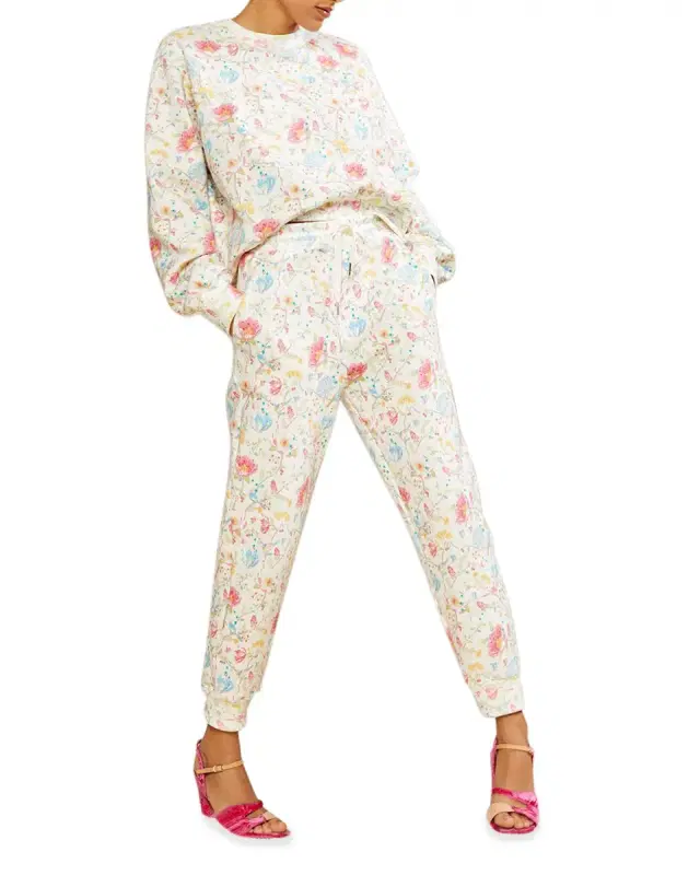 Patchwork-Print Sweatshirt