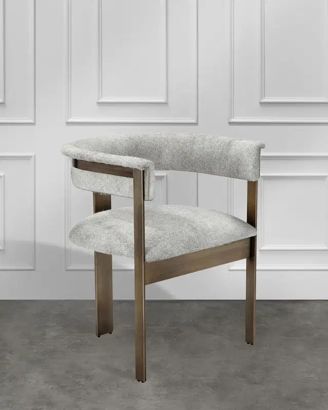 Interlude Home Darcy Hairhide Dining Chair