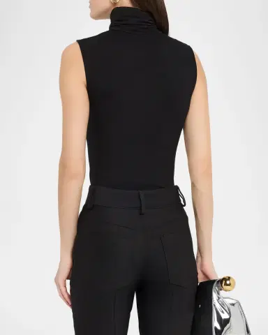 MAJESTIC FILATURES Soft Touch Viscose Sleeveless Turtleneck Top | Thumbnail 3 MAJESTIC FILATURES Soft Touch Viscose Sleeveless Turtleneck Top | Thumbnail 3
