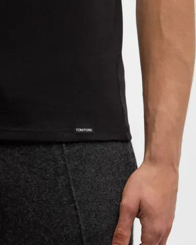Tom Ford Men's Cotton Stretch Jersey T-shirt | Thumbnail 5
