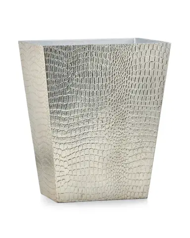 Labrazel Crocodile Silver Wastebasket | Thumbnail 1 Labrazel Crocodile Silver Wastebasket | Thumbnail 1