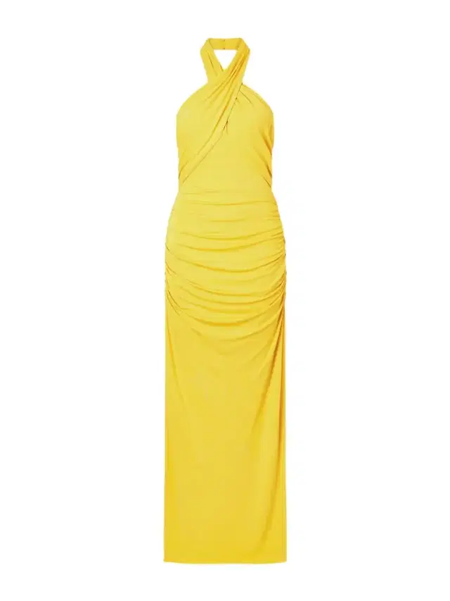 Satin Halterneck Gown