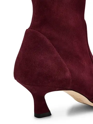 Stuart Weitzman Women's Vinnie 50MM Suede Ankle Boots - Purple - Size 9.5 | Thumbnail 6 Stuart Weitzman Women's Vinnie 50MM Suede Ankle Boots - Purple - Size 9.5 | Thumbnail 6