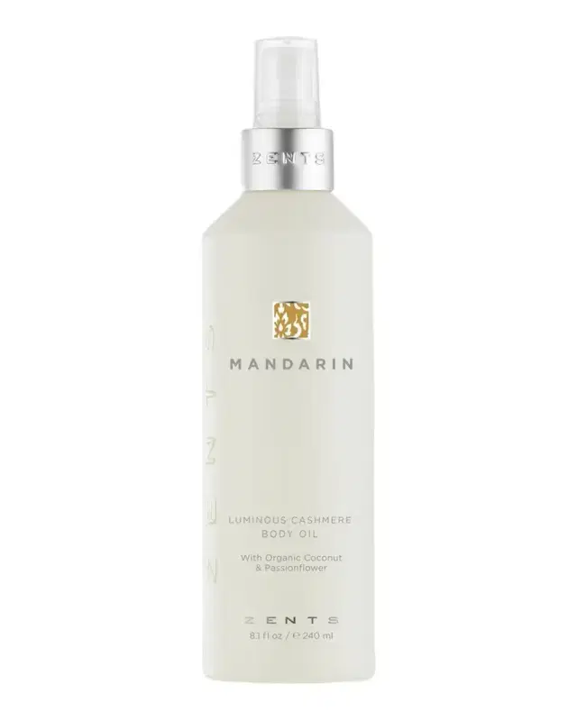 ZENTS 8.1 oz. Mandarin Luminous Cashmere Body Oil